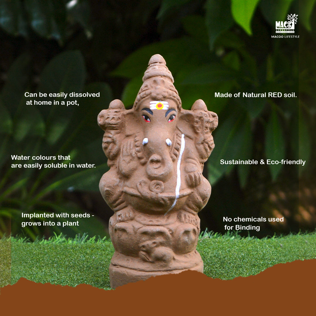 7.5" Plantable Seed Ganesha