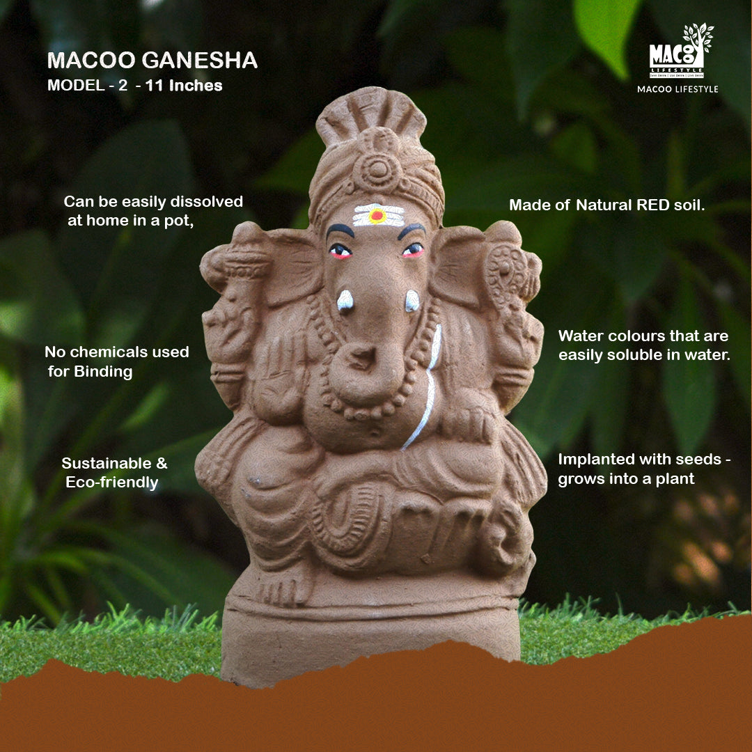 11" Plantable Seed Ganesha